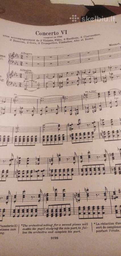 W.a. Mozart natos fortepijonui - nuotraukos Nr. 3