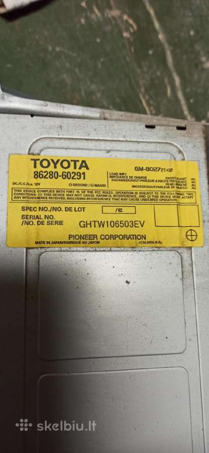Toyota Land Cruiser 120,garso stiprintuvas,changer - nuotraukos Nr. 2