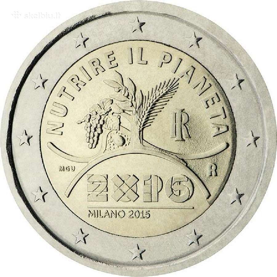 Italijos proginės euro monetos - nuotraukos Nr. 21