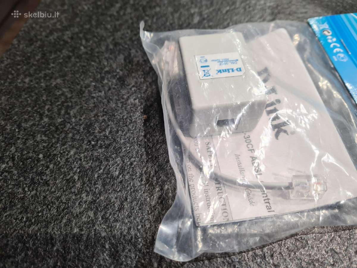 D-link Dsl-30cf telefono laido kabelio šakotuvas - nuotraukos Nr. 2