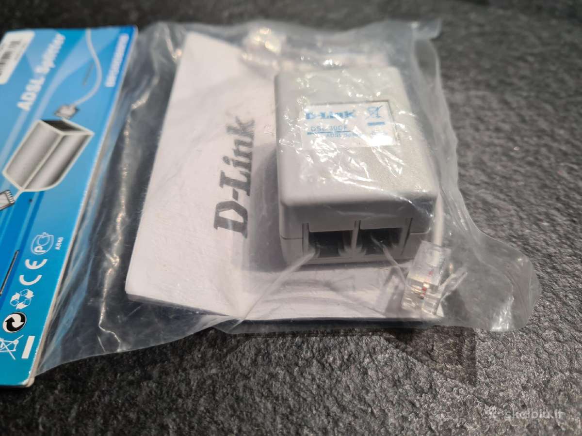 D-link Dsl-30cf telefono laido kabelio šakotuvas