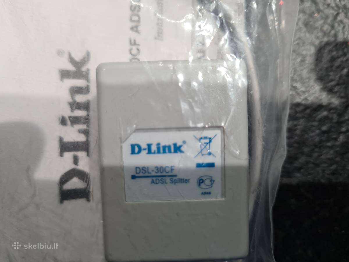 D-link Dsl-30cf telefono laido kabelio šakotuvas - nuotraukos Nr. 3