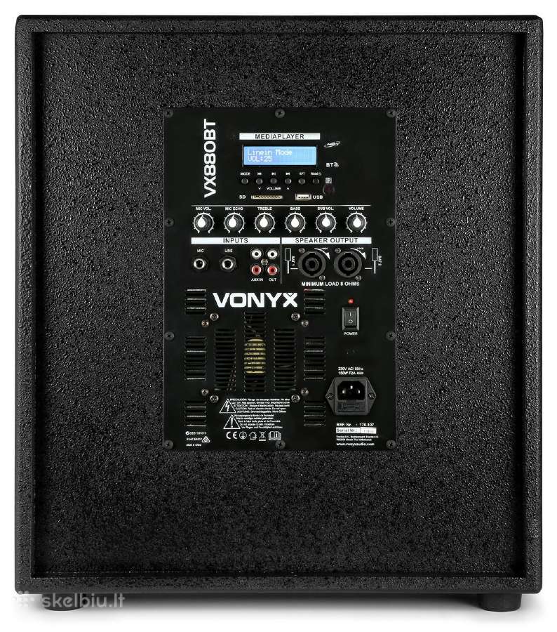 Garso sistema Vonyx Vx880bt 2.1 - nuotraukos Nr. 5