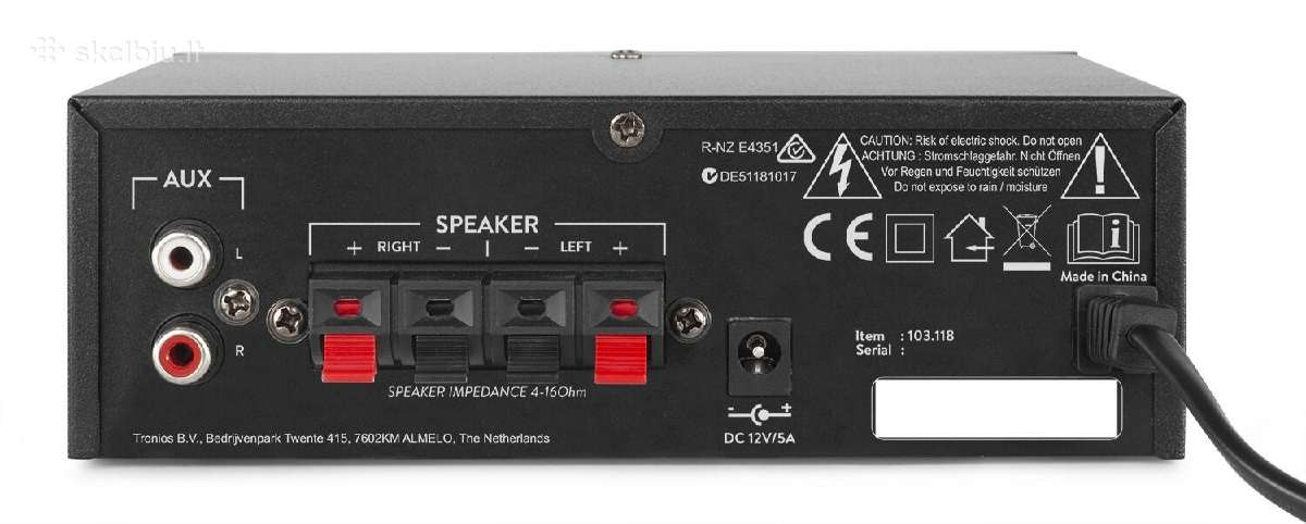 Av340 Stiprintuvas su Usb ir Bluetooth - nuotraukos Nr. 3