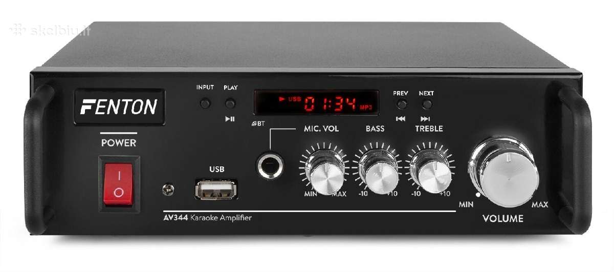 Av344 Stiprintuvas su akumuliatoriumi, Usb/bt - nuotraukos Nr. 3