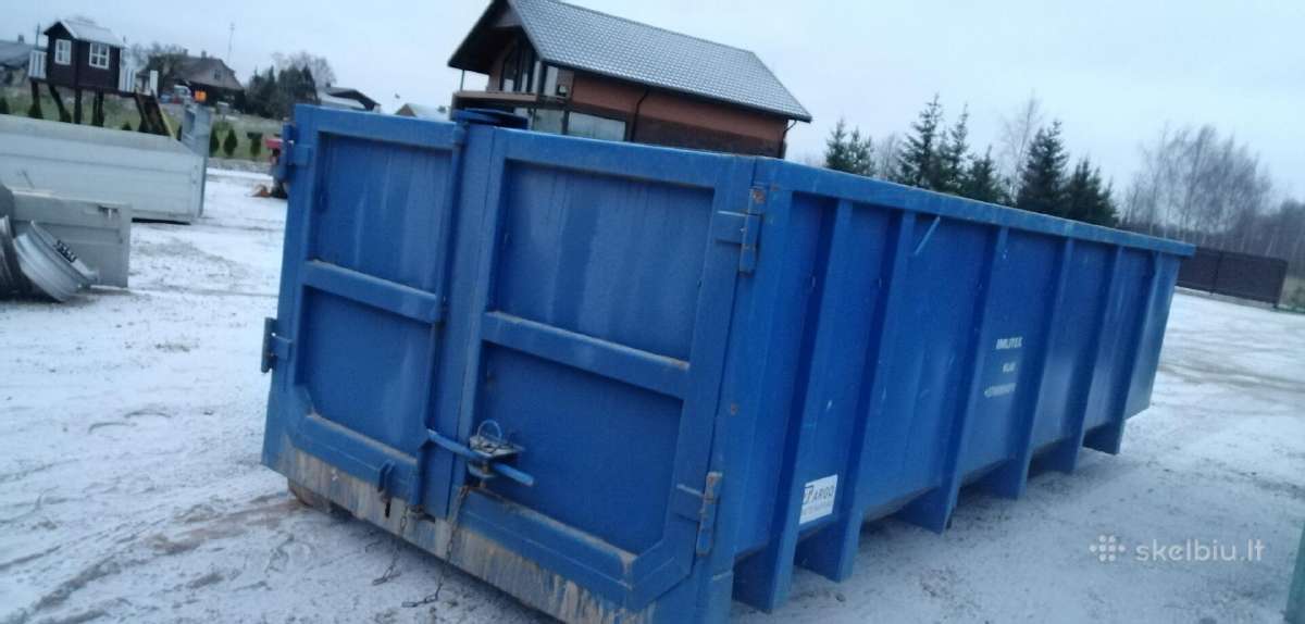 Kroviniu pervežimas, hook lift konteineriu nuoma - nuotraukos Nr. 3