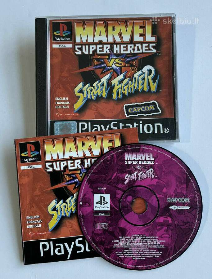 Marvel Super Heroes vs Street fighter Ps1 Pal - nuotraukos Nr. 12