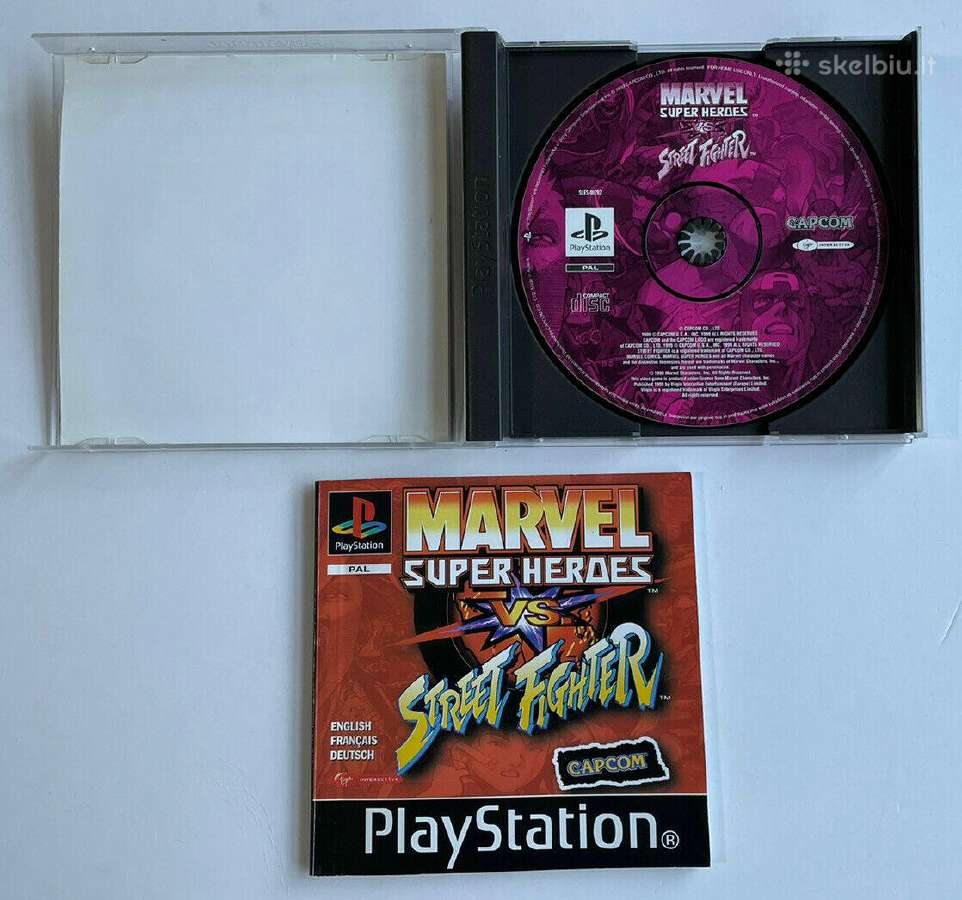 Marvel Super Heroes vs Street fighter Ps1 Pal - nuotraukos Nr. 13
