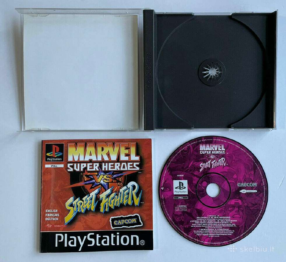Marvel Super Heroes vs Street fighter Ps1 Pal - nuotraukos Nr. 14