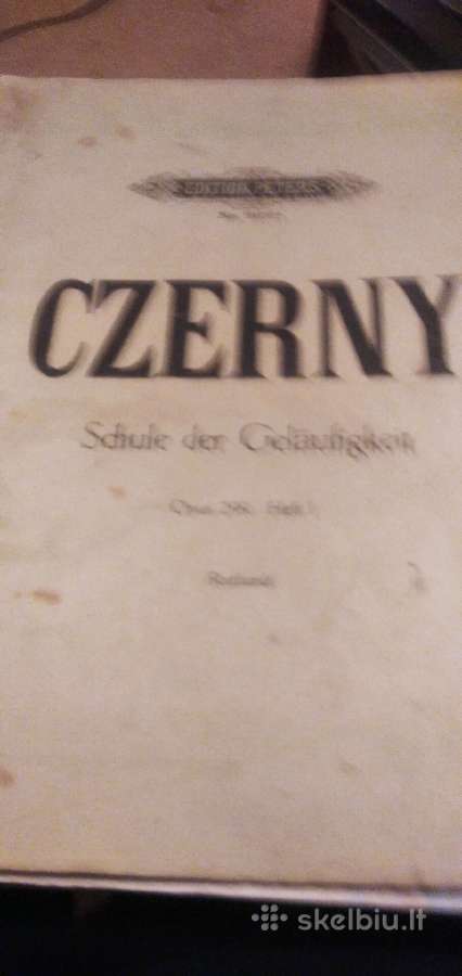 C.czerny Etiudai fortepijonui