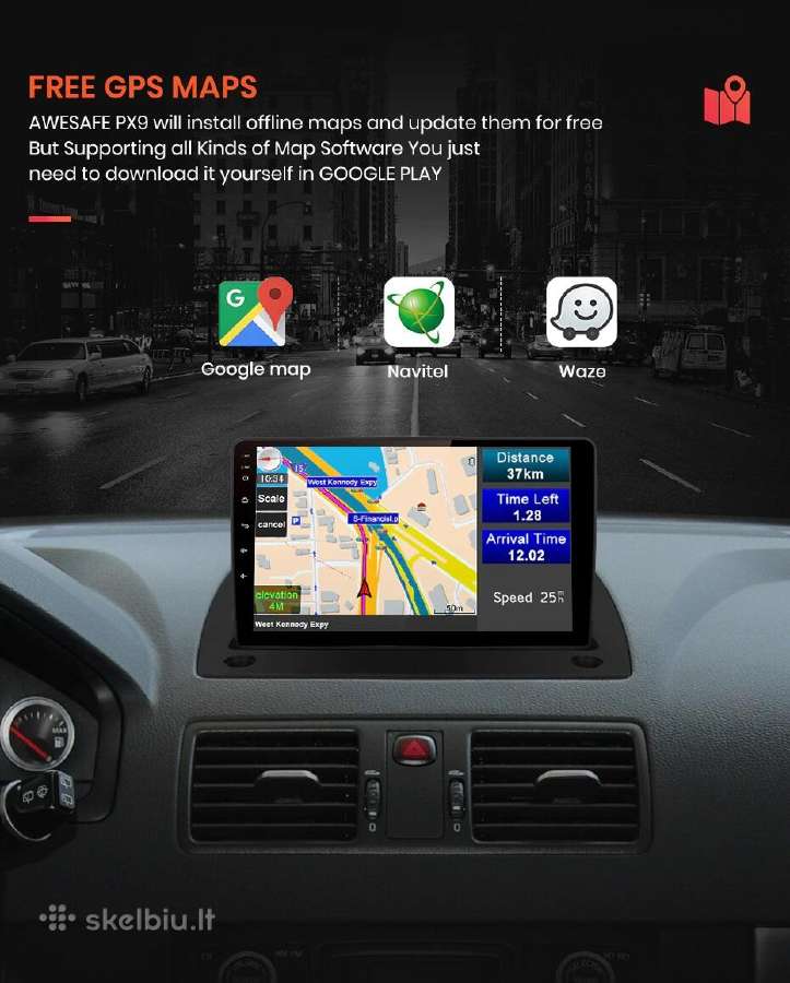 Parduodu Volvo Xc90 2002-2014 android multimediją - nuotraukos Nr. 9