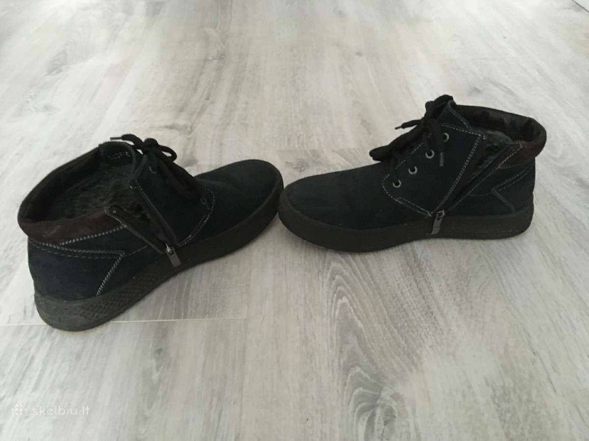 Žieminiai verstos odos batai su kailiuku - nuotraukos Nr. 2
