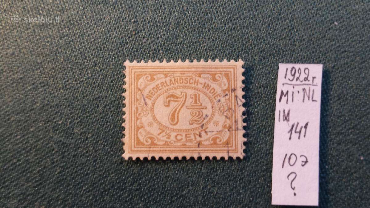 Nederland Indija 1922 m. - nuotraukos Nr. 2
