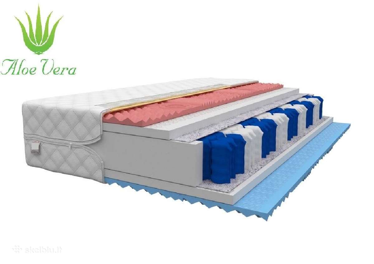 Čiužinys 160x200 Aloe Vera Išpardavimas! - nuotraukos Nr. 5