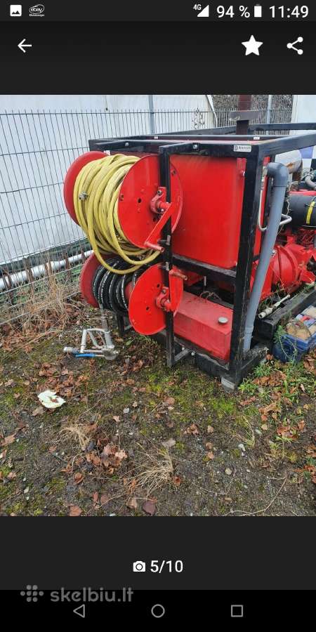 Ultra Auksto slegio plovykla 1000bar,28ltr/min - nuotraukos Nr. 4