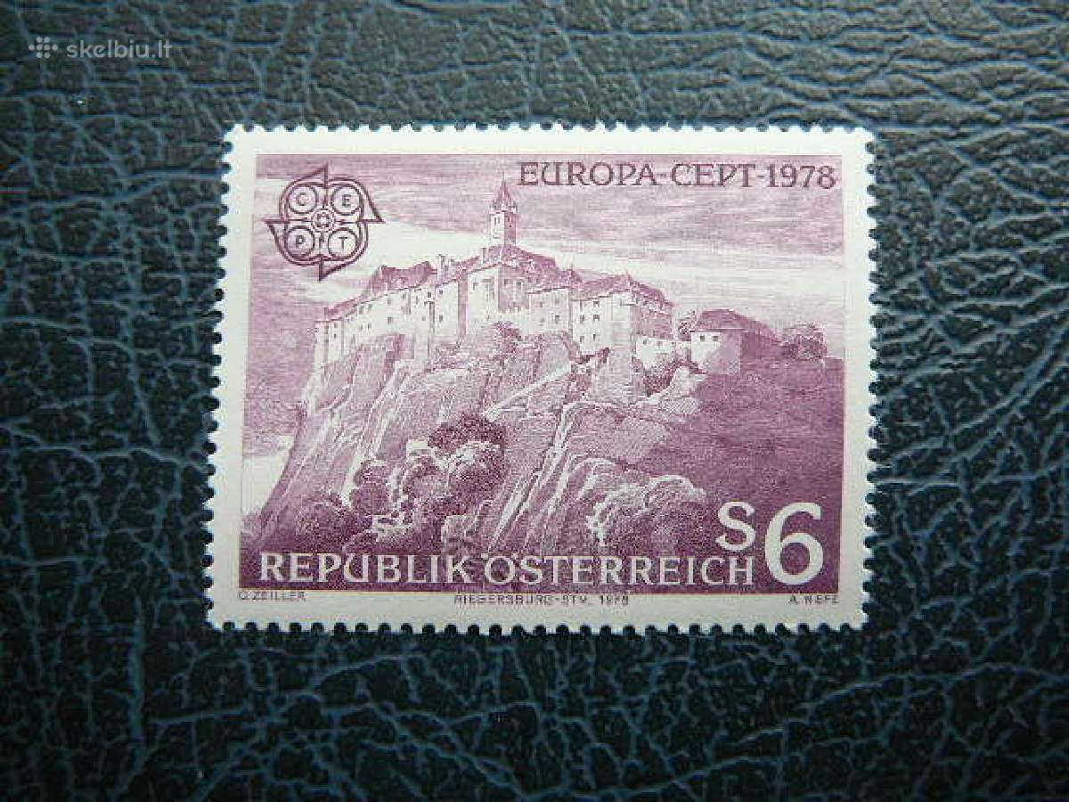 Europa Cept Austrija 1978 Architektura Mnh at1573