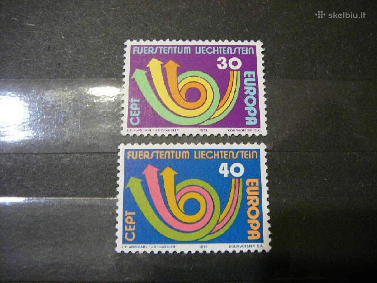Europa Cept Lichtensteinas 1973 Mnh lc579