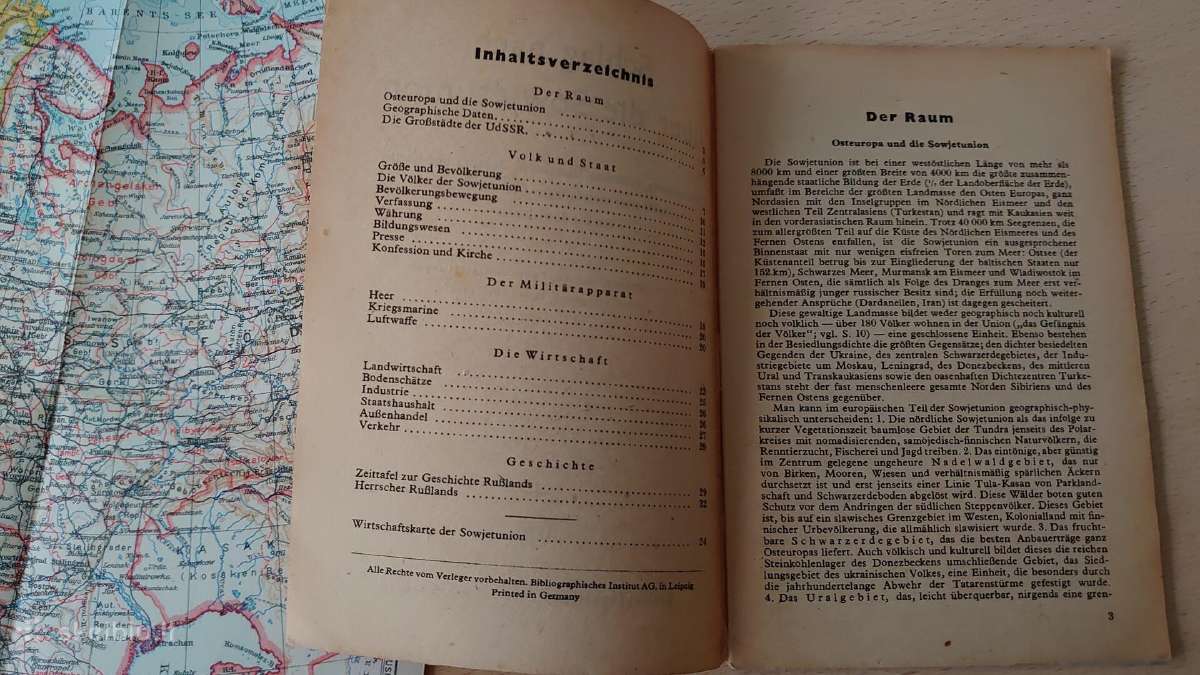 Prieškario Sovietų Sąjungos žemėlapis ir knygutė - nuotraukos Nr. 8