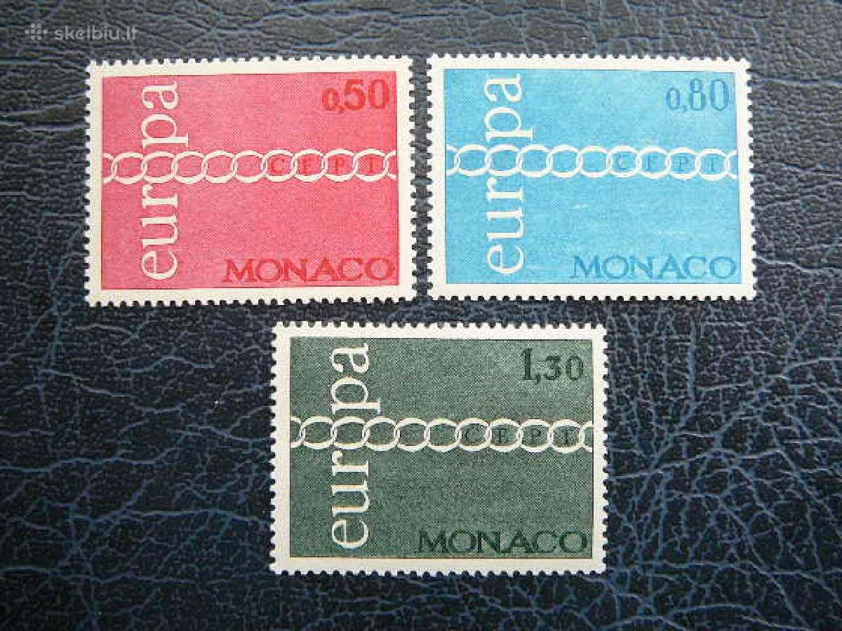 Europa Cept Monakas 1971 Mnh mo1014