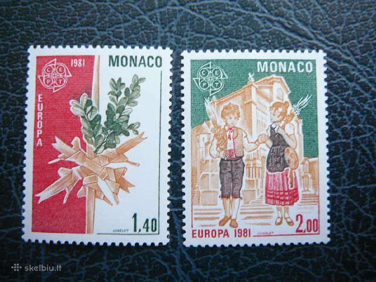 Europa Cept Monakas 1981 svarus mo1473