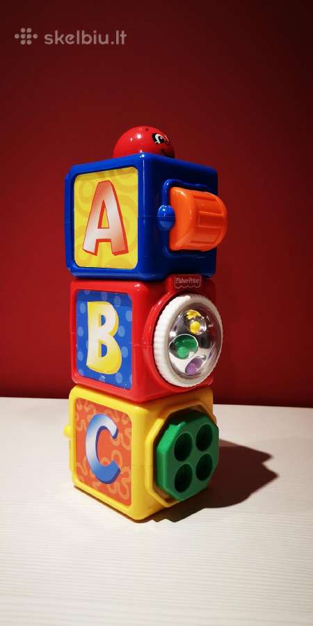 Fisher Price 3 lavinamosios kaladėlės nuo 6 mėn.