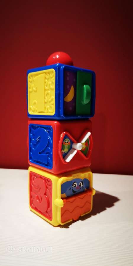 Fisher Price 3 lavinamosios kaladėlės nuo 6 mėn. - nuotraukos Nr. 2