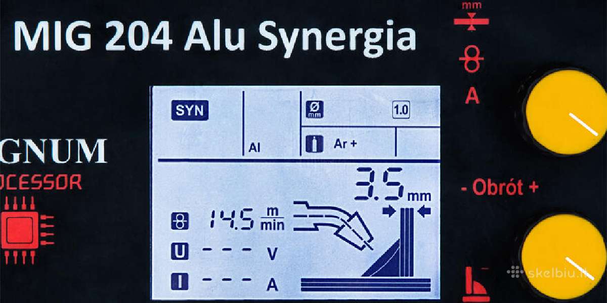 Pusautomatis Mig Mag Magnum 204 Alu Synergia 200a