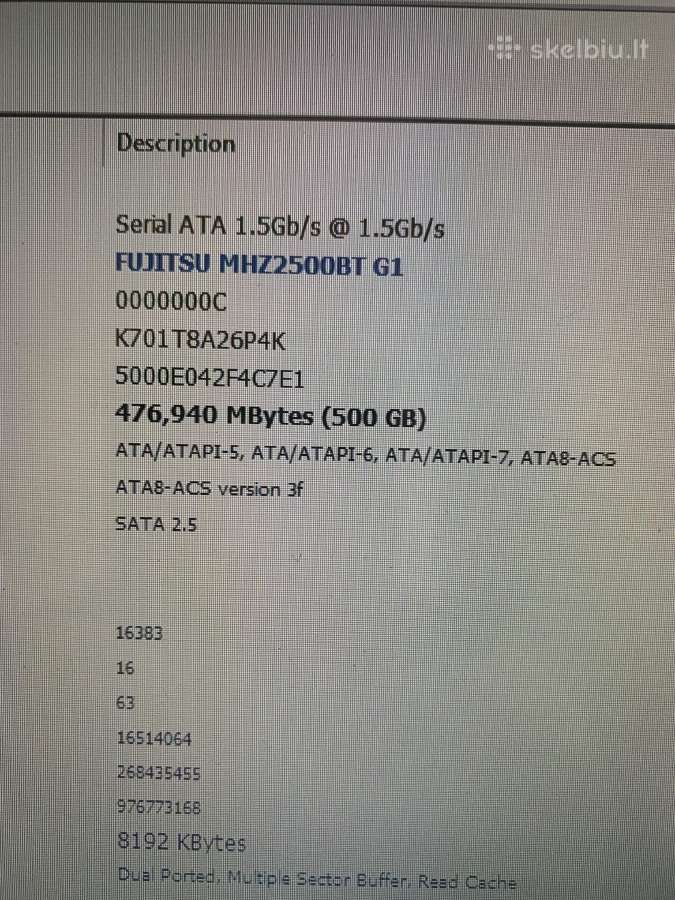 Fujitsu Siemens Amiloxi 3650 - nuotraukos Nr. 7