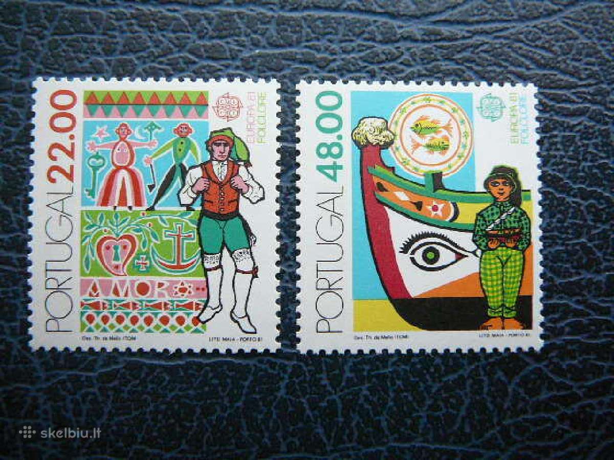 Europa Cept Portugalija 1981 Mnh pg1533
