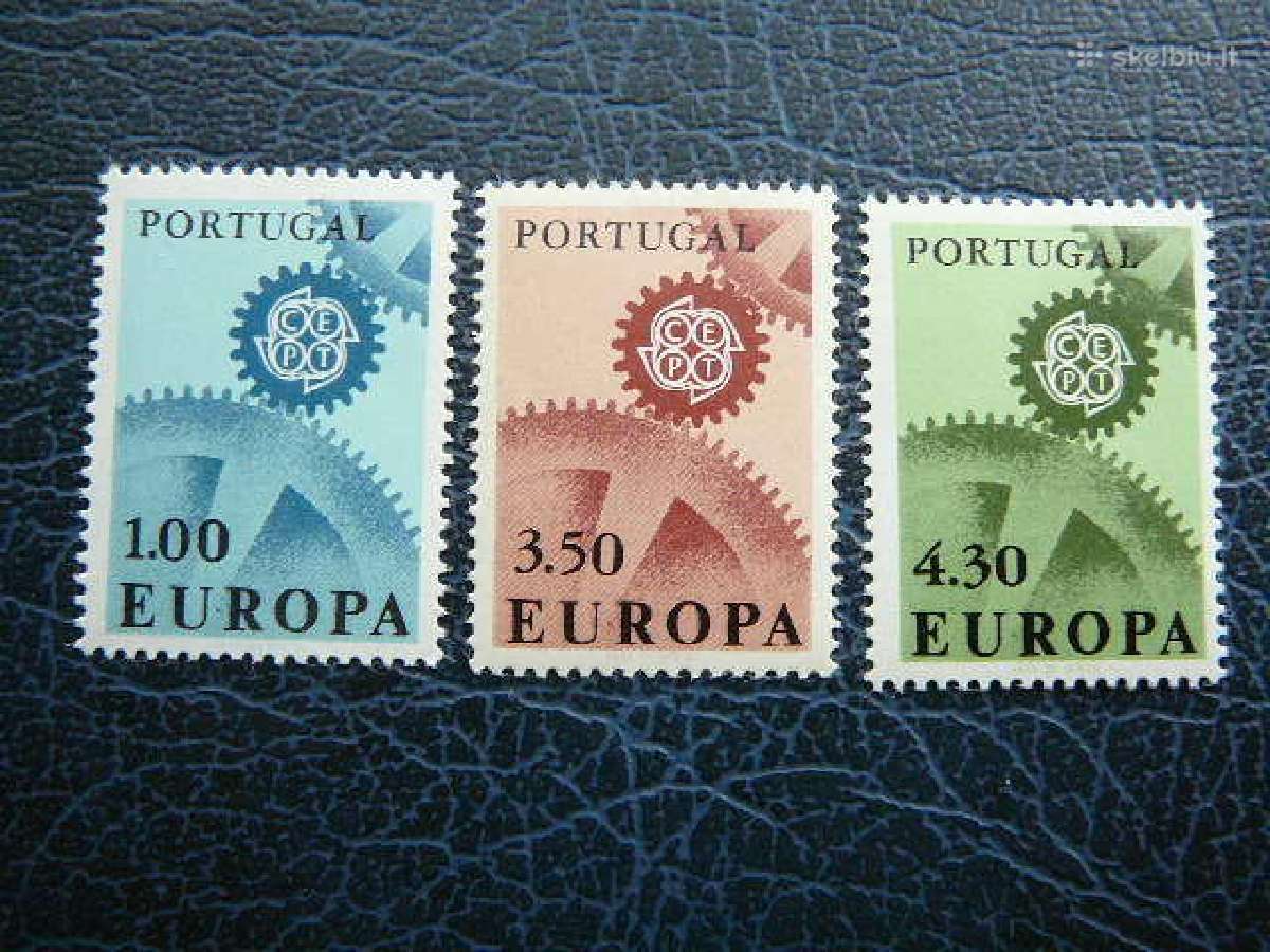 Europa Cept Portugalija 1967 Mnh pg1026