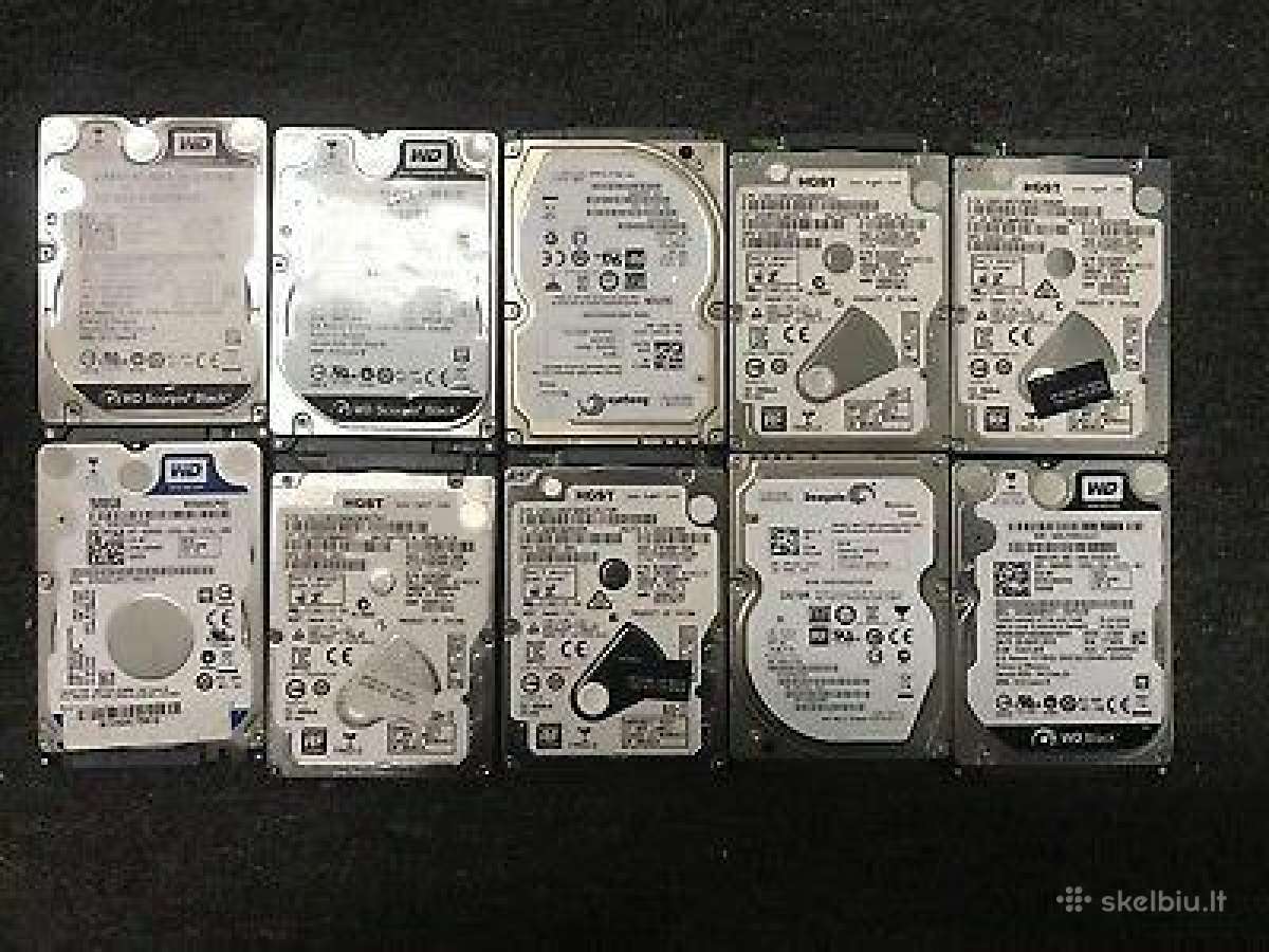 ! 2,5" kietieji diskai. Akcija 320gb-5€ - nuotraukos Nr. 2