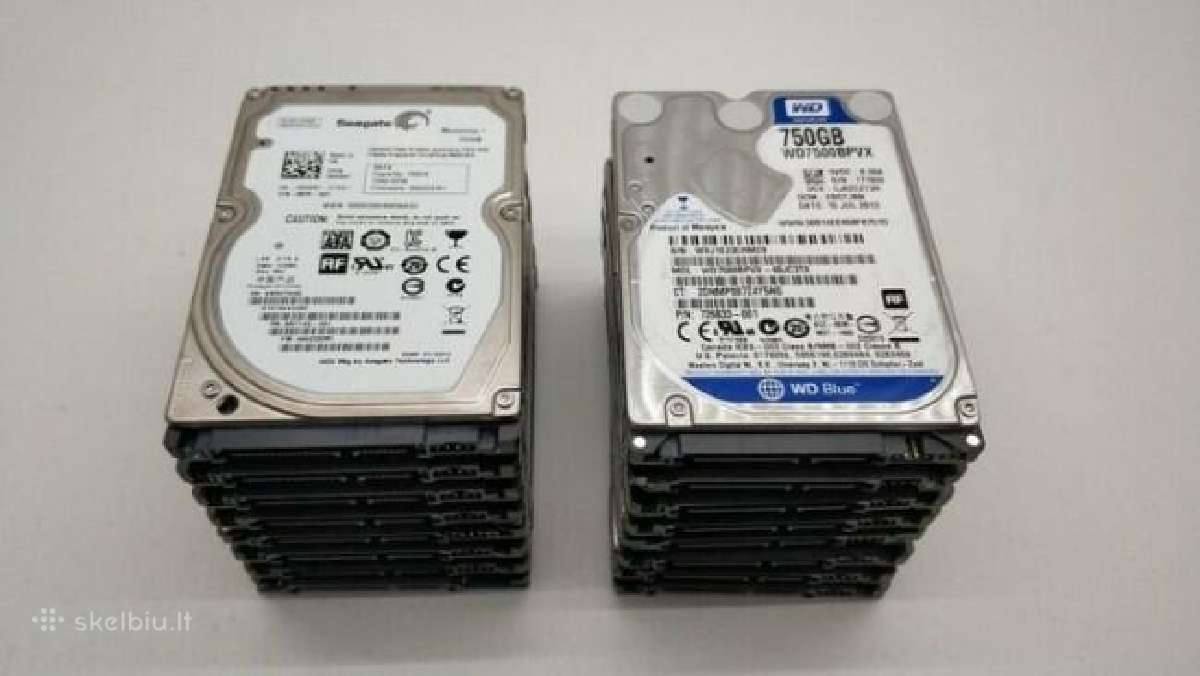 ! 2,5" kietieji diskai. Akcija 320gb-5€