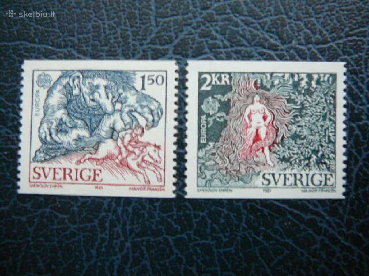 Europa Cept Svedija 1981 Mnh svd1141