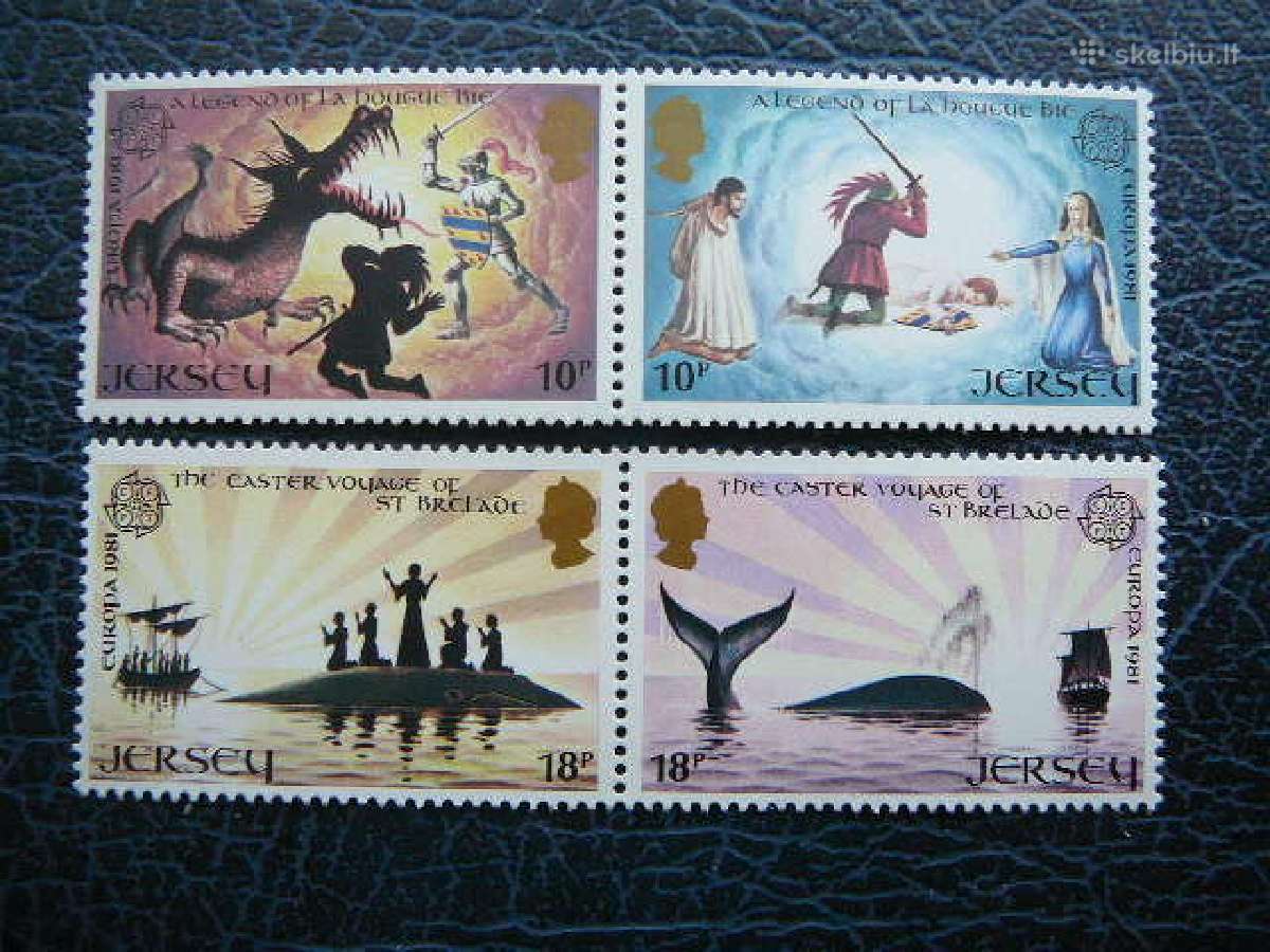 Europa Cept Anglija - Jersey 1981 Mnh ukj253