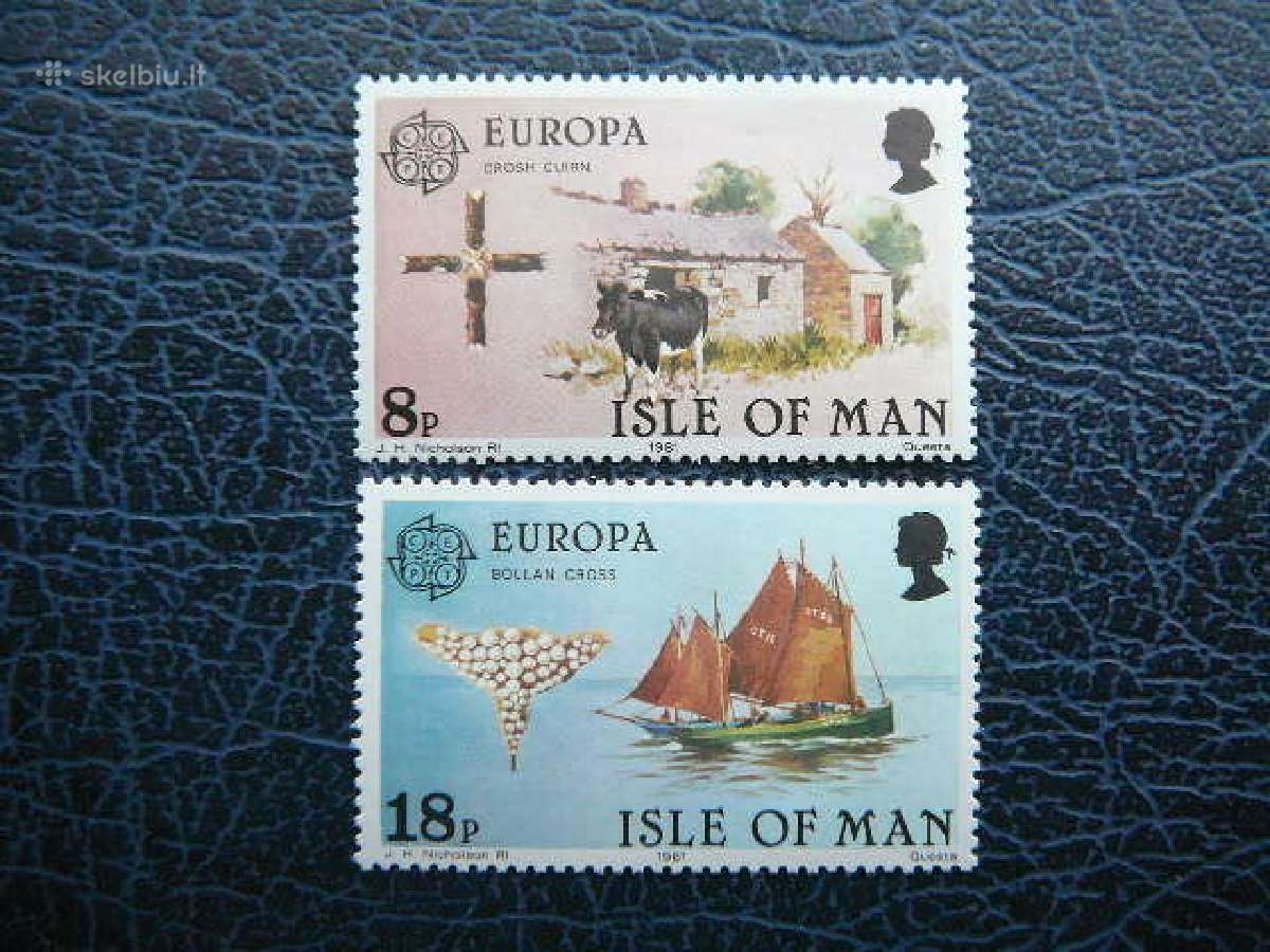 Europa Cept Anglija Man Burlaiviai 1981 Mnh ukm187