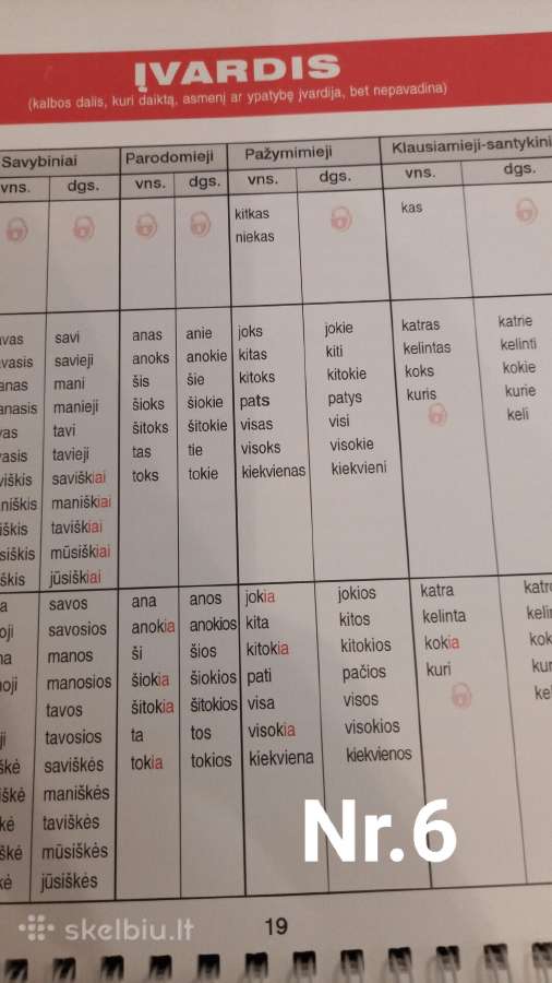 Pažink lietuvių kalbos dalis - nuotraukos Nr. 6
