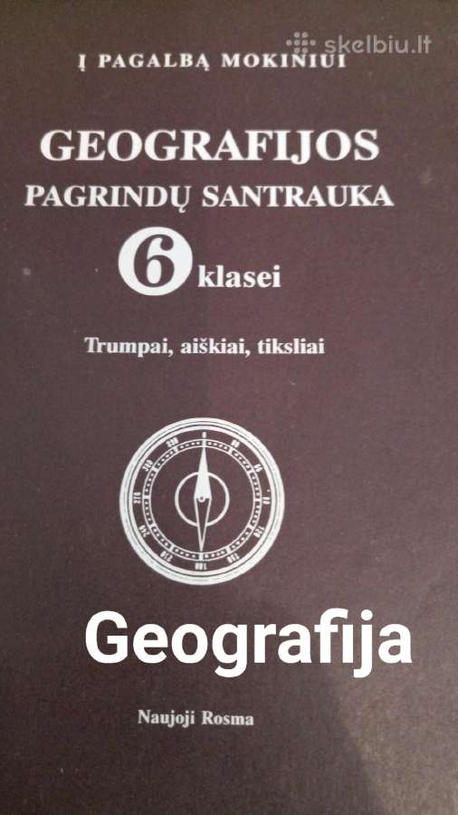 Geografija 6 klasei