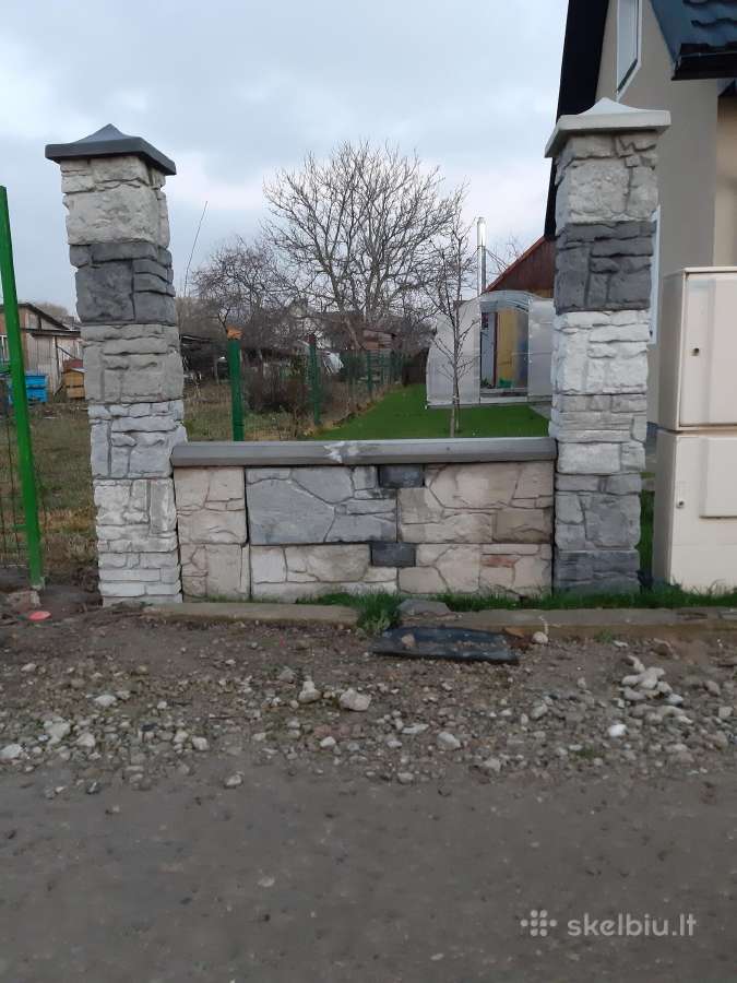 Dekoratyvinis akmuo, klinkeris, tvorų stulpai - nuotraukos Nr. 24