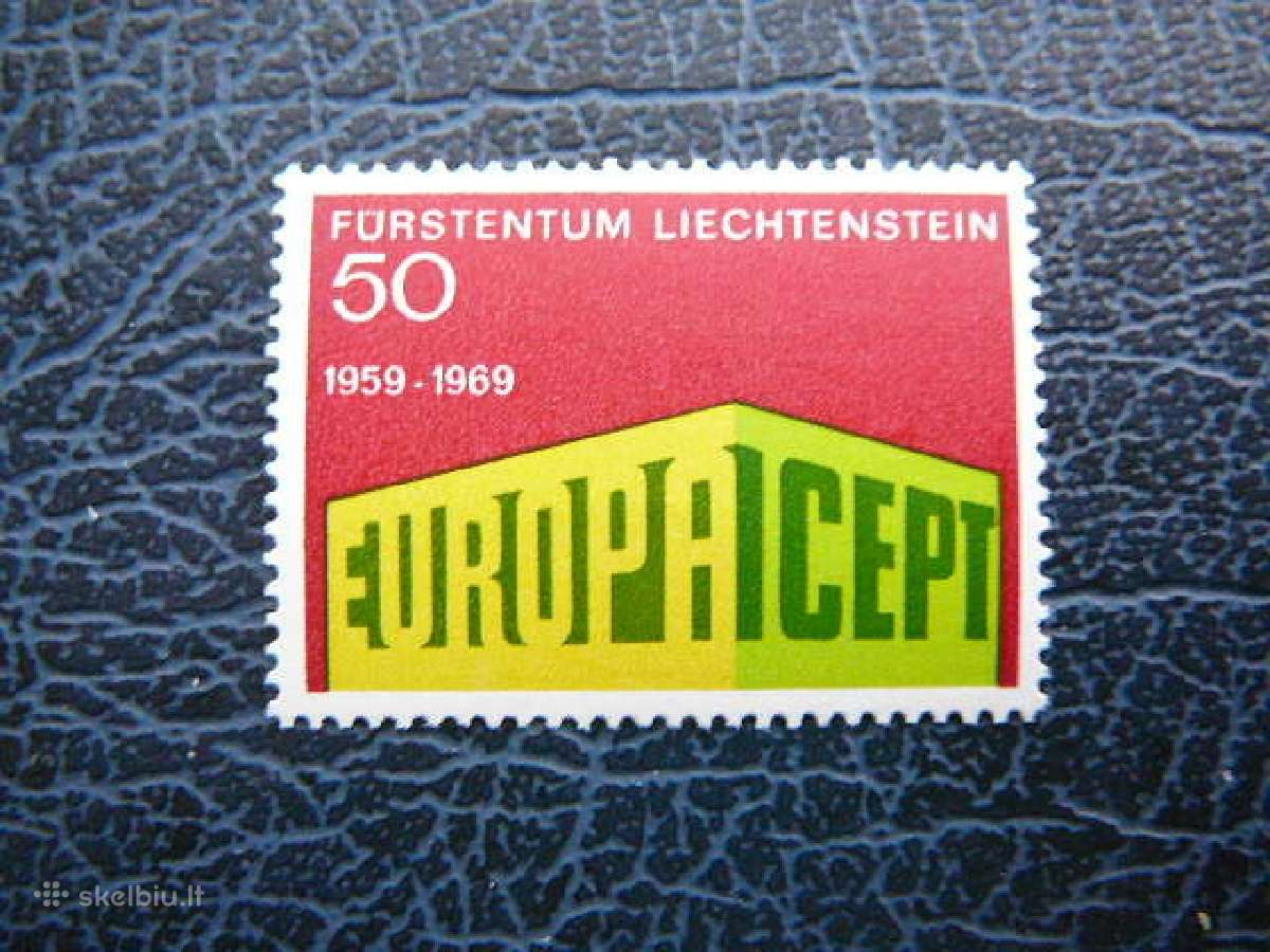 Europa Cept Lichtensteinas 1969 Mnh lc507