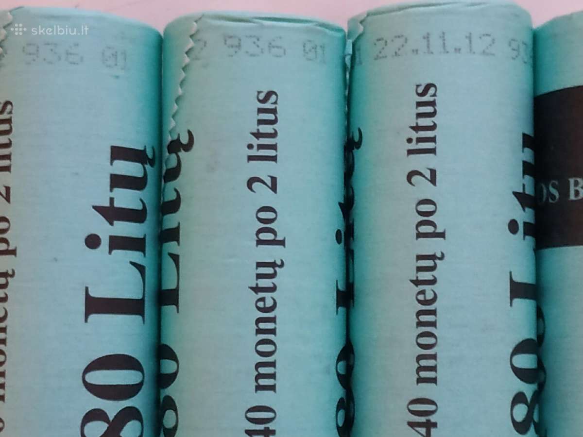 2 litai Kurortai ir Kūriniai Unc ritinėliai - nuotraukos Nr. 4