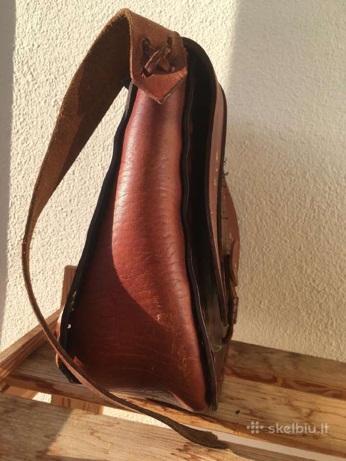 Odinė moteriška rankinė - nuotraukos Nr. 7