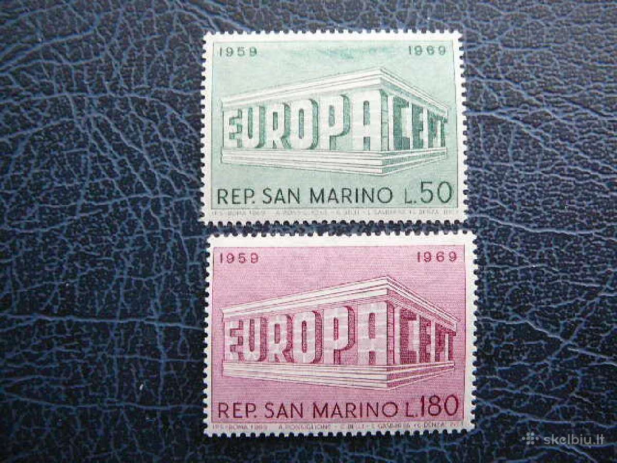 Europa Cept San Marinas 1969 Mnh smr925