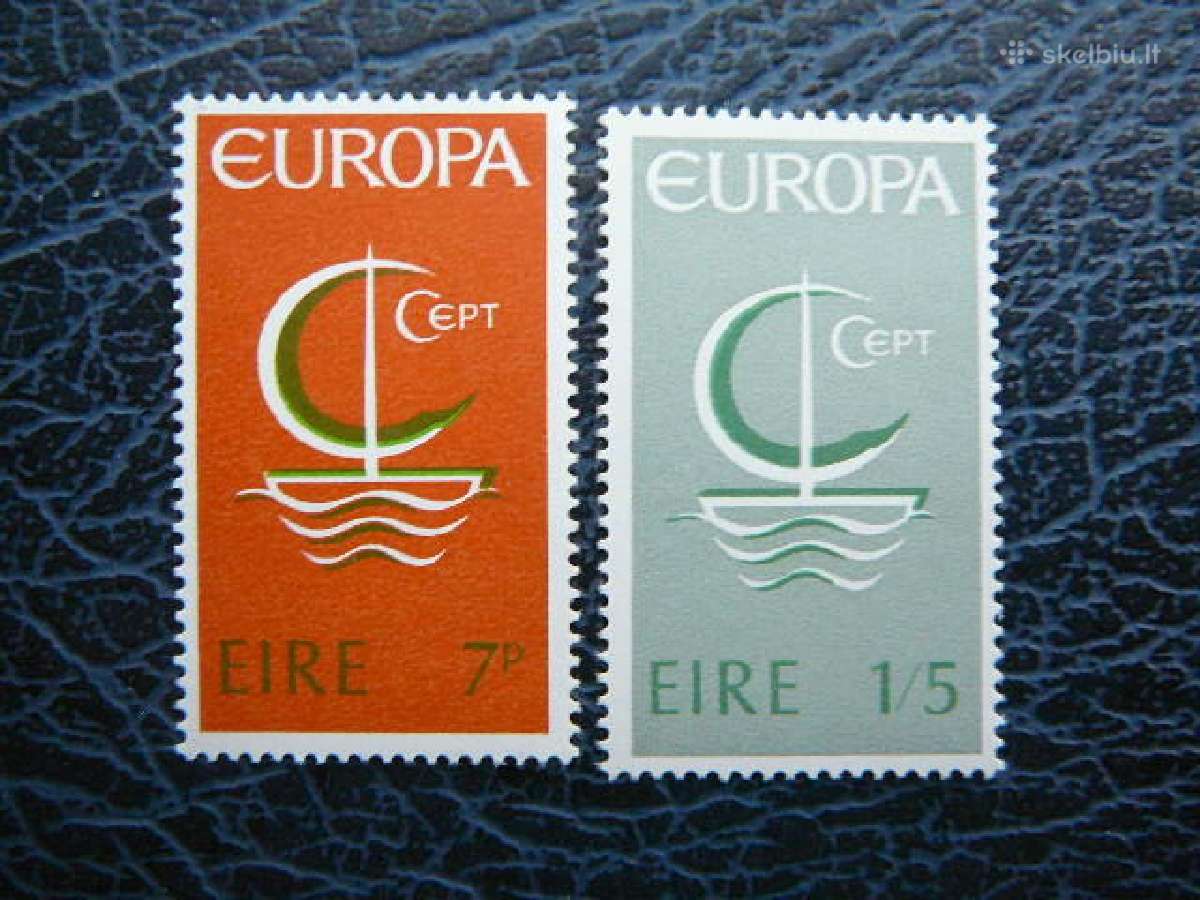 Europa Cept Airija 1966 Mnh il188