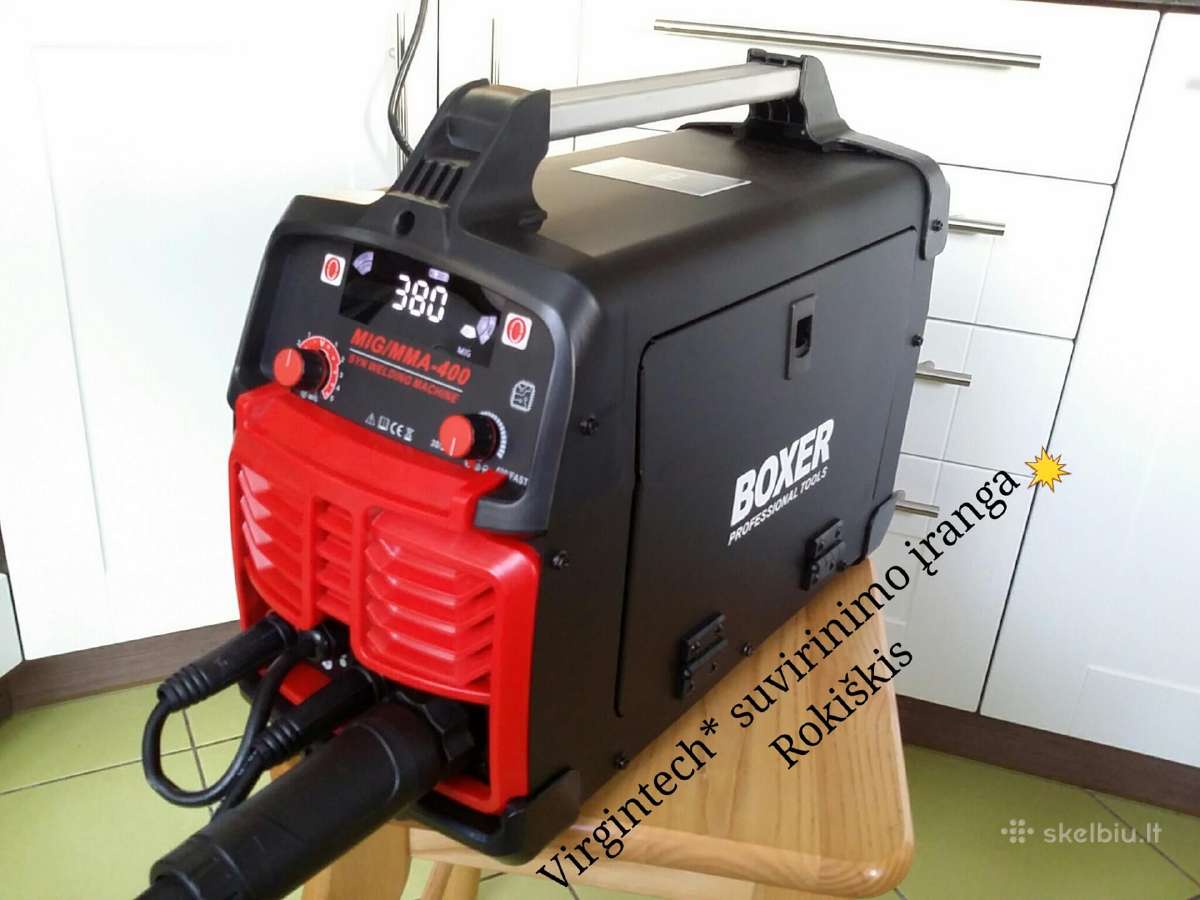 Sinerginiai pusautomačiai Boxer Syn Mig 400 ir 350 - Skelbiu.lt