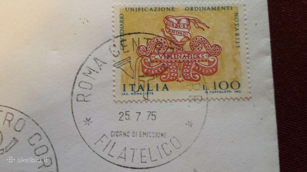 Vokai Italija 1975 m - nuotraukos Nr. 2