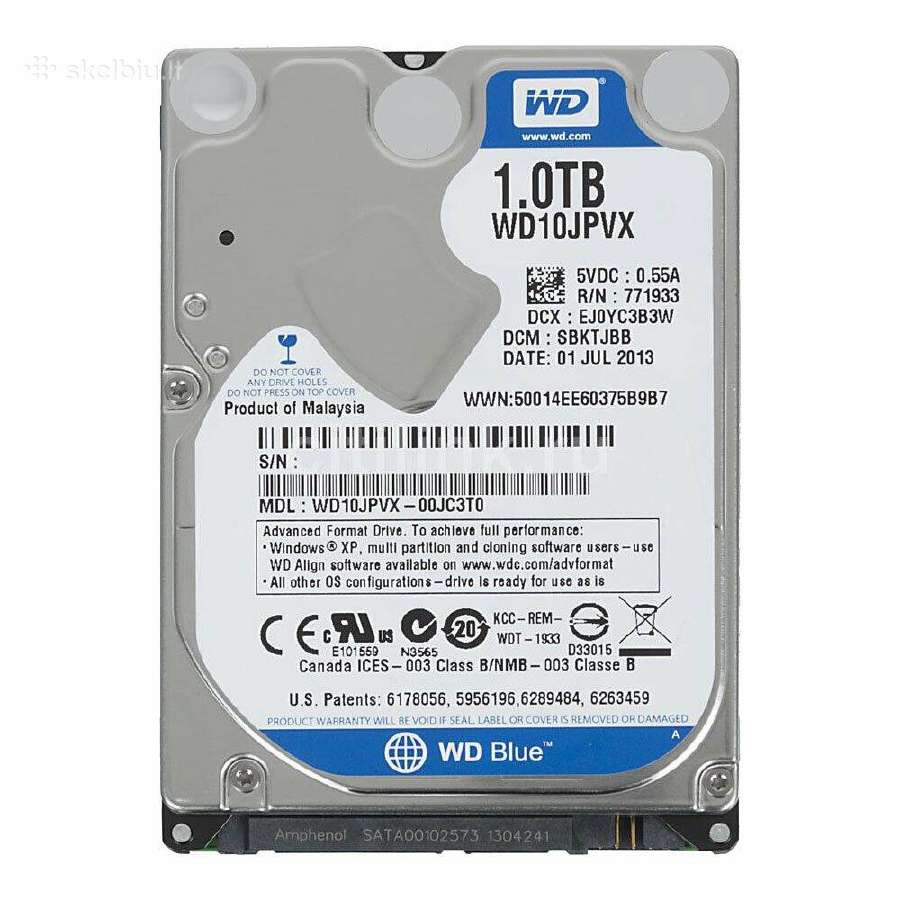 HDD 500gb 750gb - nuotraukos Nr. 2