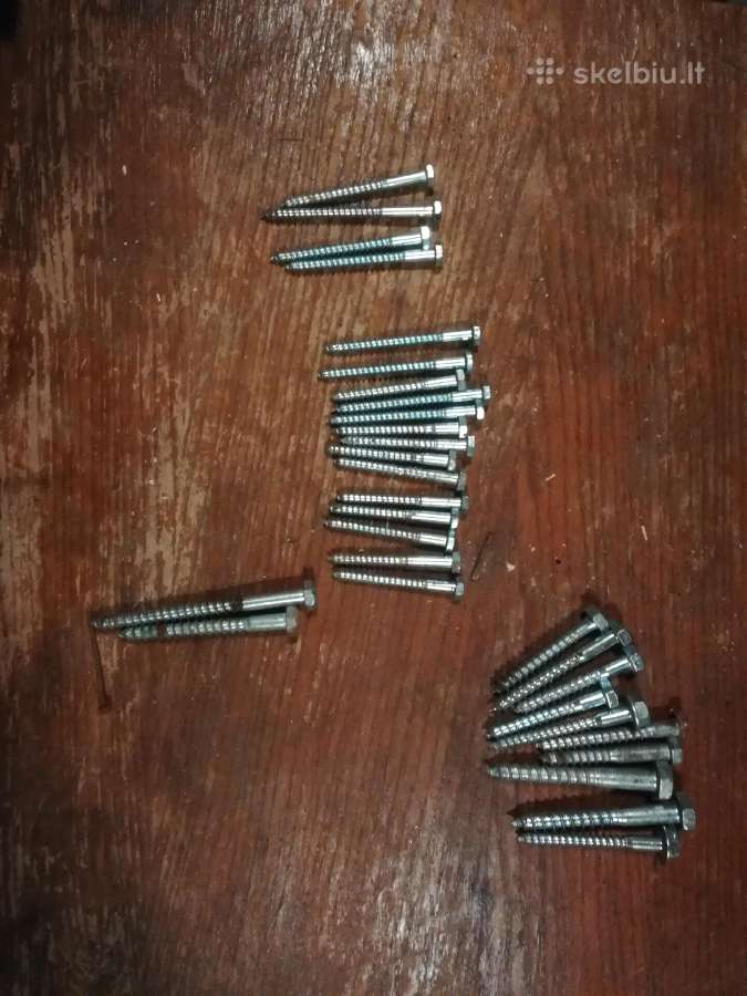 Parduodami tvirtinimo varžtai M6, M8
