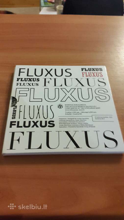 2021 m.lb litų ir centų rinkinys Fluxus