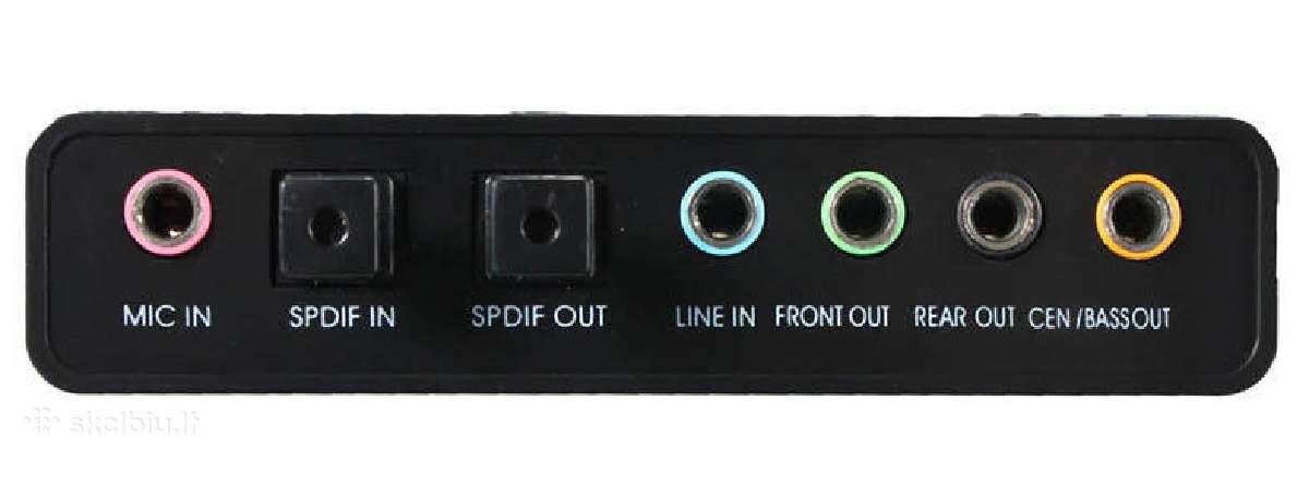 Usb garso plokštė 5.1 Analog Spdif Optical - nuotraukos Nr. 2