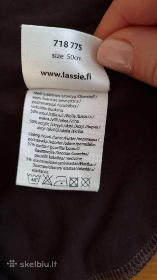 Lassie vilnonė kepurytė 3-4m vaikui - nuotraukos Nr. 3